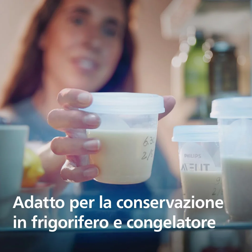 Philips Avent SCF721/20 Set Vasetti Conservazione Pappe 10 Pezzi 180 ml 240 ml