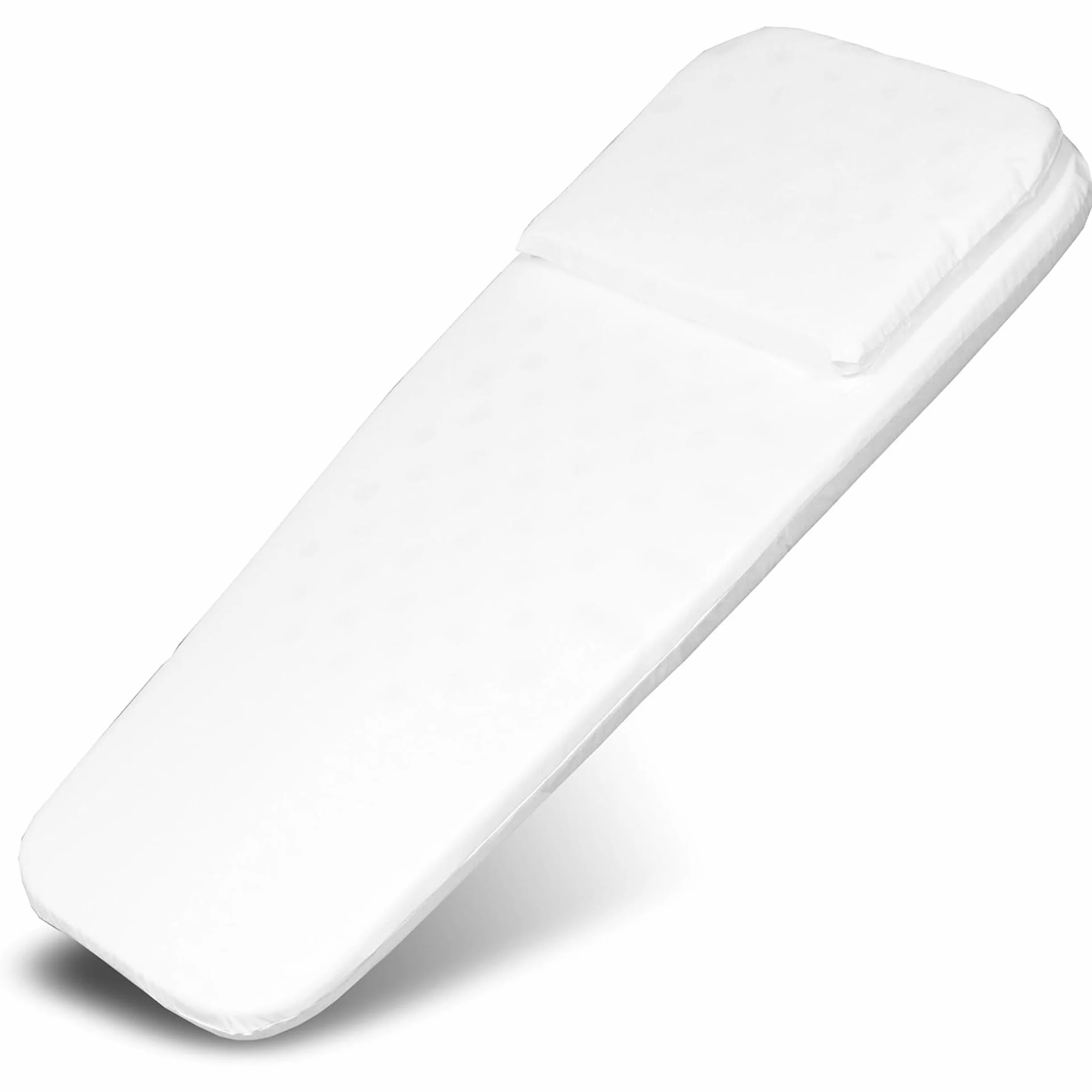 Materasso Carrozzina Made in Italy-Culla Neonato-Lettino Bambino-Passeggino Trio-Cuscino Neonati-Cuscino Compreso- Letto Prima Infanzia- Materassino Universale Antisoffoco 72 x 32/26cm