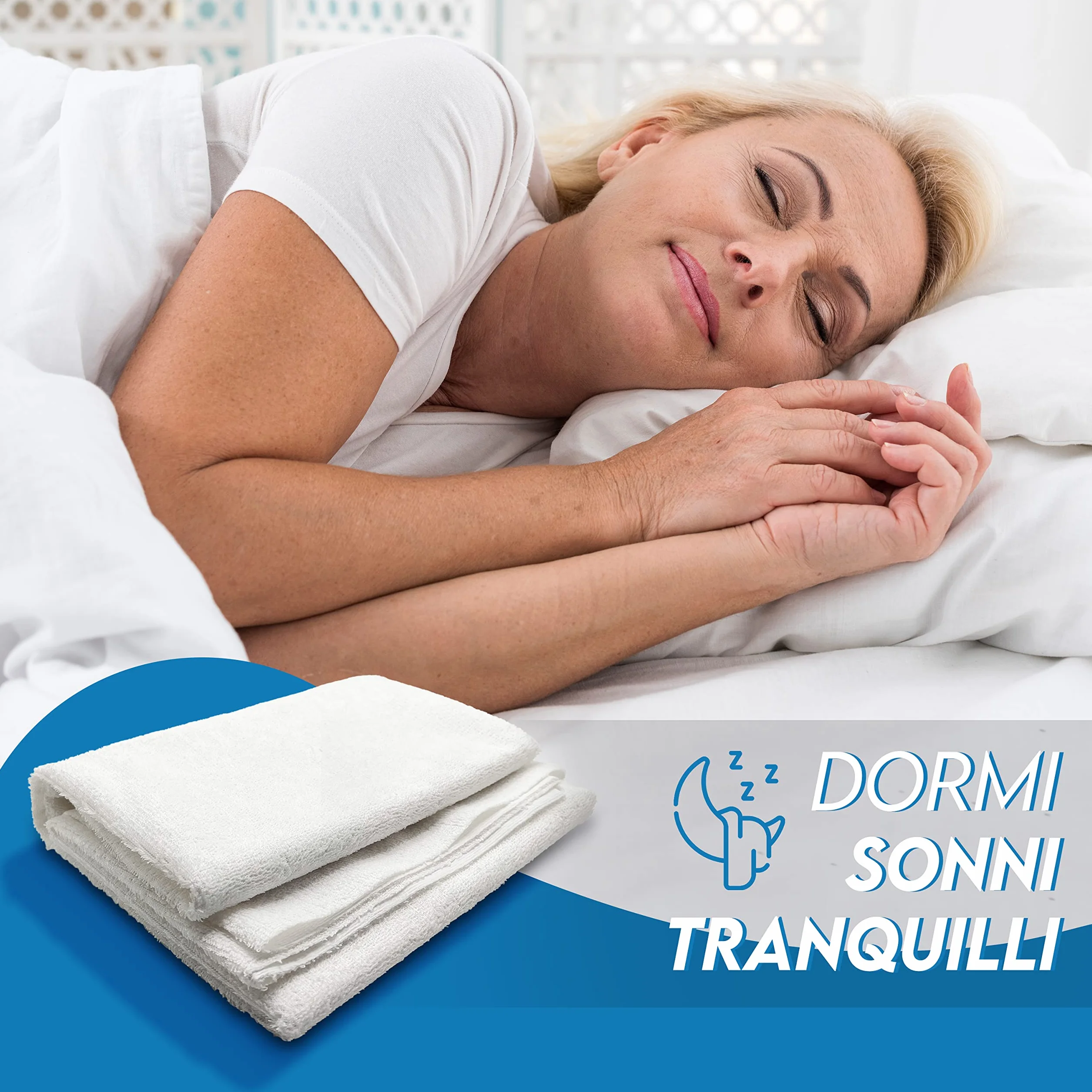Traversa Impermeabile Matrimoniale Universale per Materassi 100x240 cm OEKO-TEX
