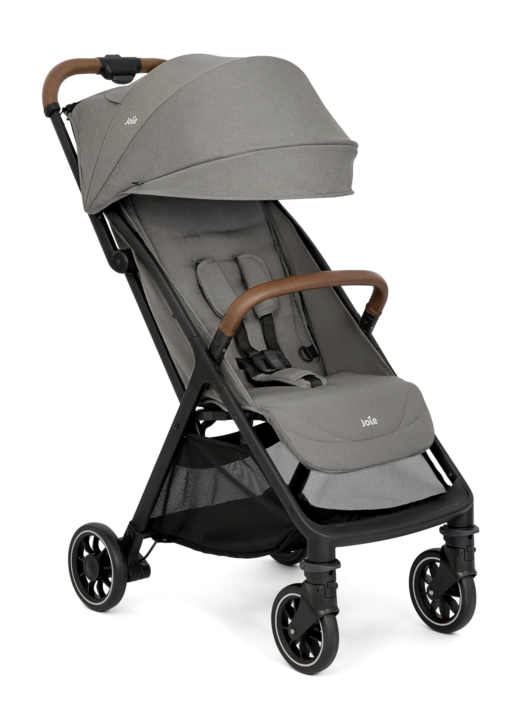 Joie pact™ pro passeggino – chiusura compatta ultraleggera, compatibile con sistema da viaggio, borsa inclusa – dalla nascita ai 4 anni (0–22 kg), pebble