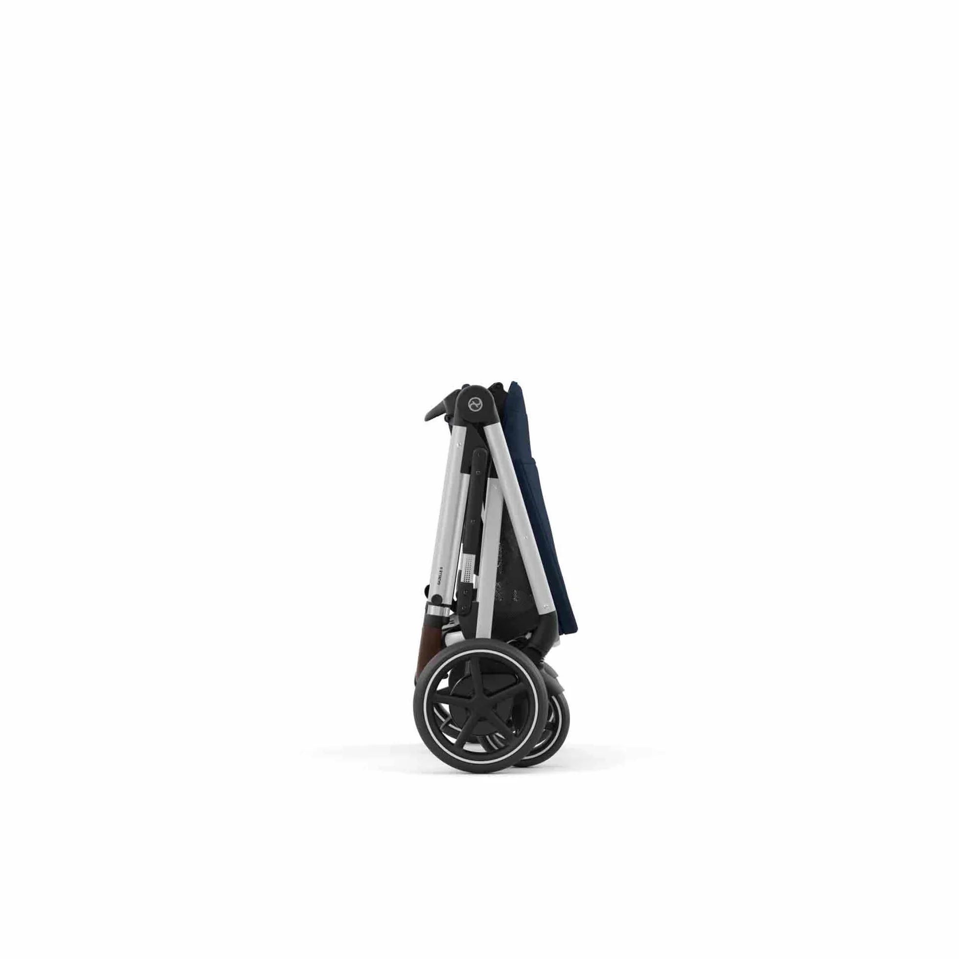 CYBEX Passeggino Gold e-GAZELLE S, dalla nascita a circa 4 anni, max. 22 kg (modalità singola) / 2x 22 kg (modalità duo), sistema all-in-1 con azionamento elettrico e 20+ configurazioni, Ocean Blue