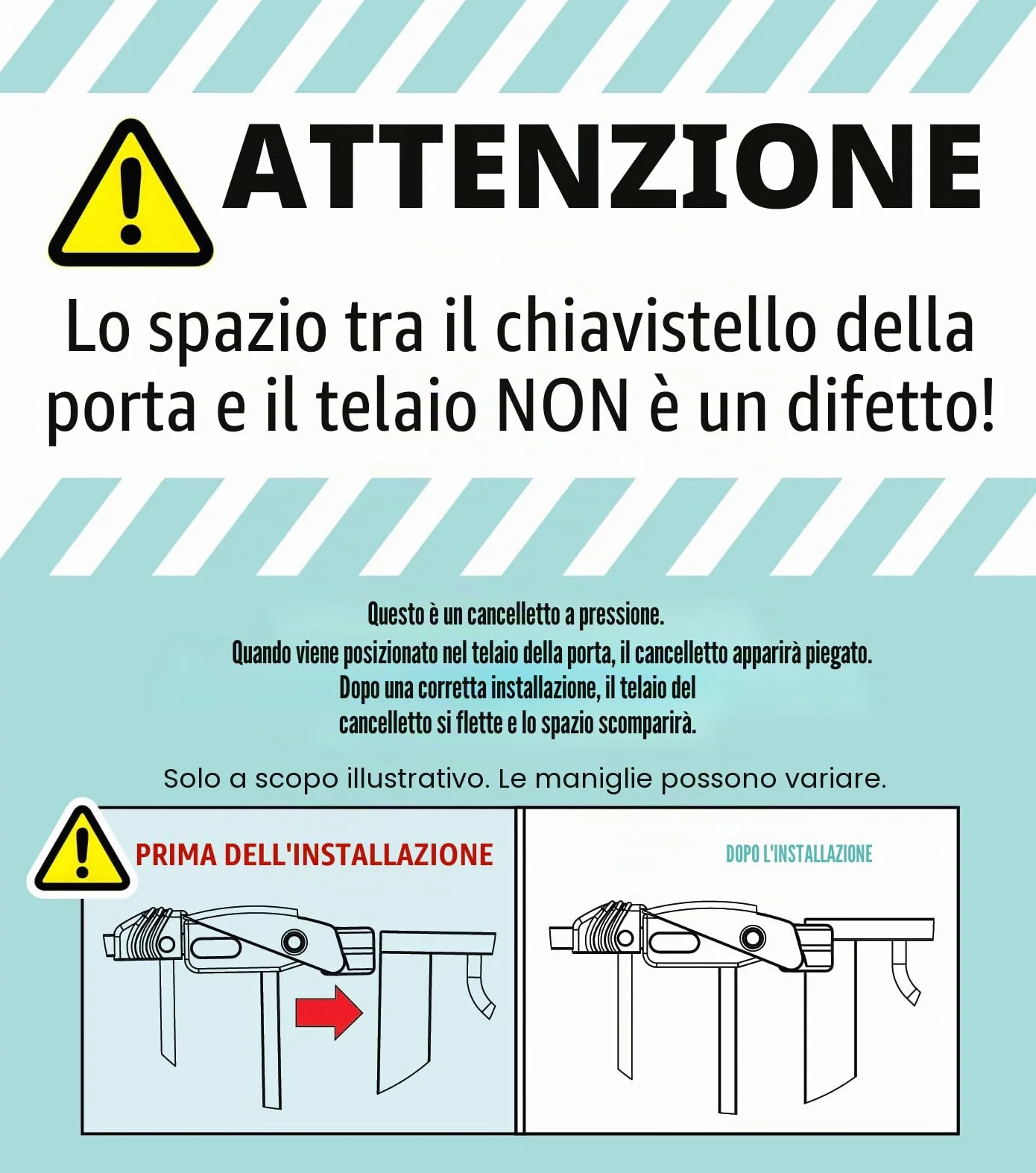 Regalo Cancello Walk Thru Easy Step, bianco, 29-37,5" larghezza, 30" altezza