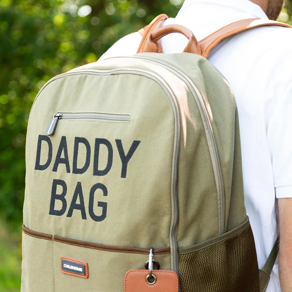 Childhome Zaino fasciatoio Daddy Bag, cachi