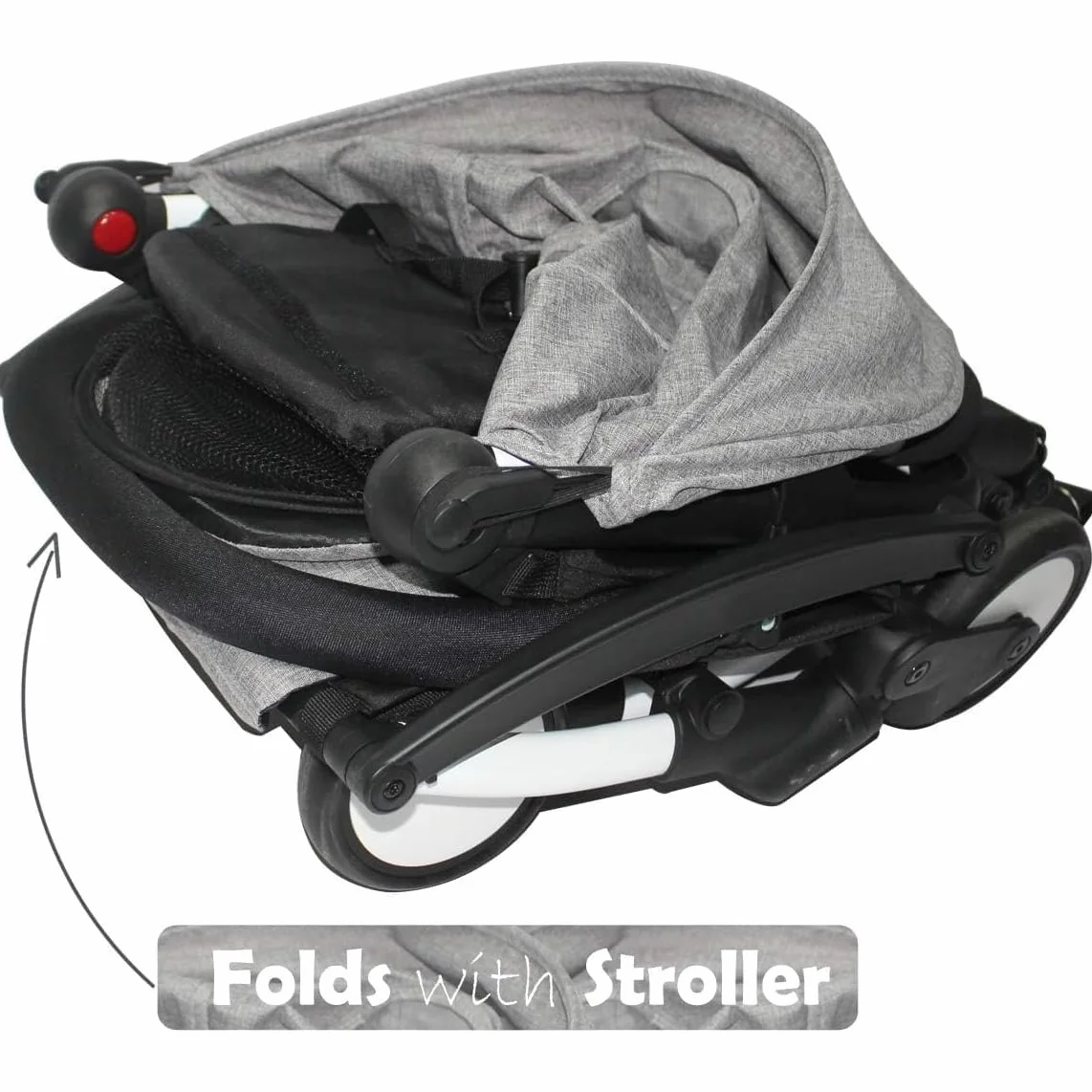 Paracolpi per passeggini adatto per Babyzen YOYO2 YOYO 6+ Passeggini carrozzine e accessori (Pelle sintetica)