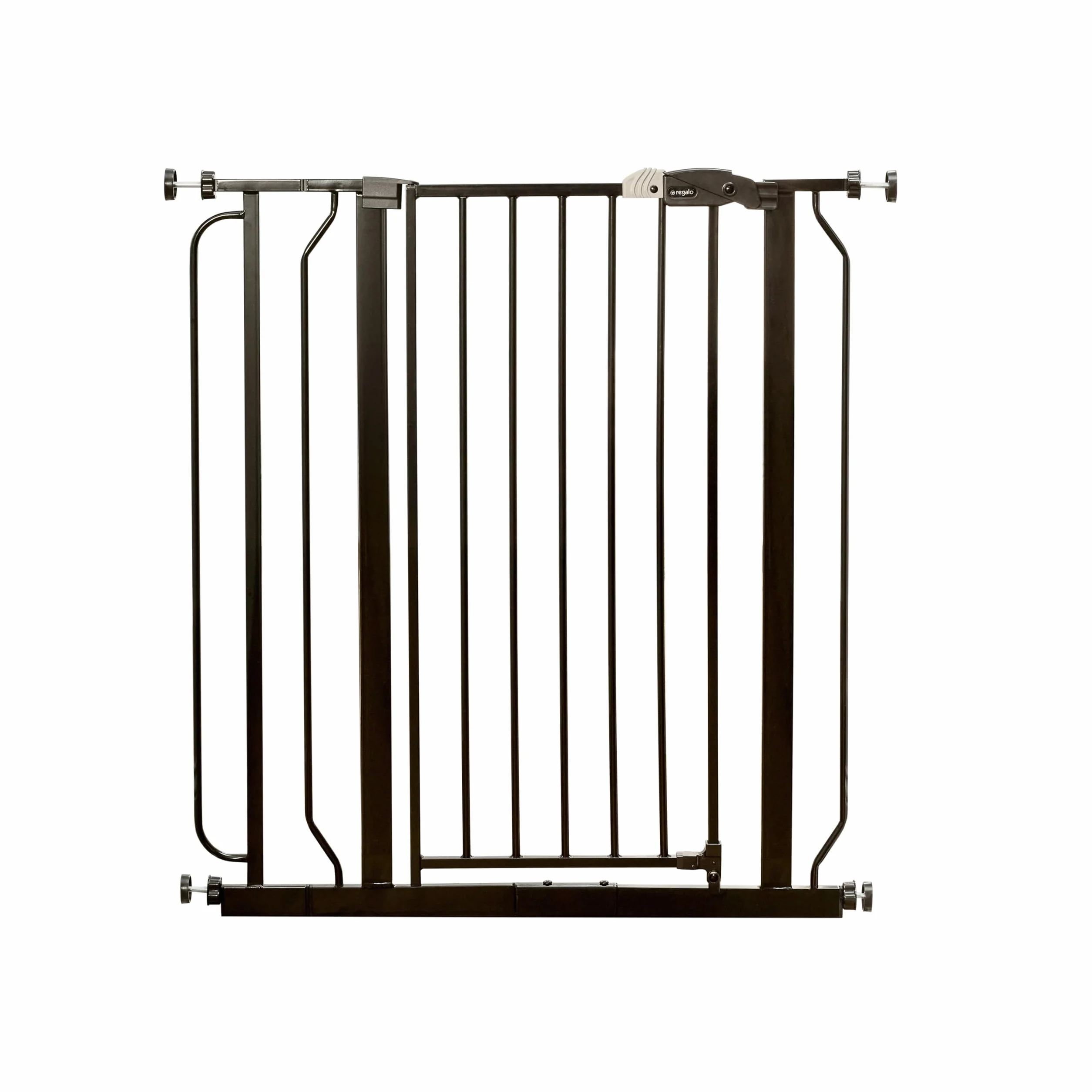 Regalo Safety 91.4cm Extra Tall Baby Gate for Doorways, Fits Openings 73.6-90cm, Pressure Mounted