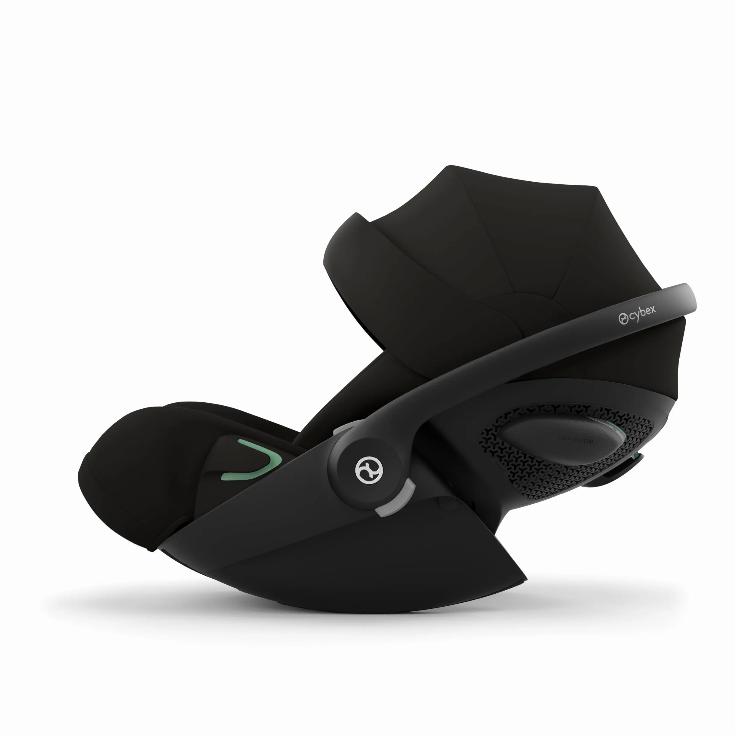 CYBEX Gold Seggiolino auto Cloud G i-Size Comfort, Incl. riduttore per neonati, Dalla nascita a circa 24 mesi, Per bambini da 40 cm a 87 cm, Max. 13 kg, Magic Black