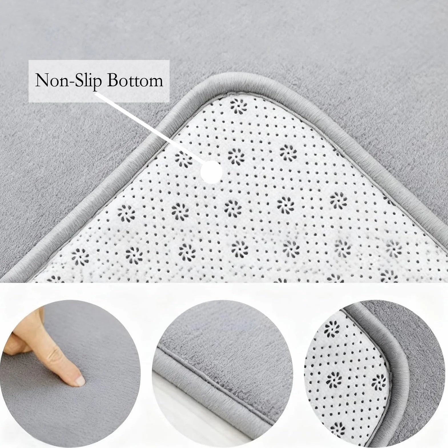 Tappeto Gioco Bambini Pieghevole 2cm 60 x 120 cm Grigio Scuro, Impermeabile in Schiuma per Bimbi. Palestra Neonati - Tappeto Tummy Time Neonati