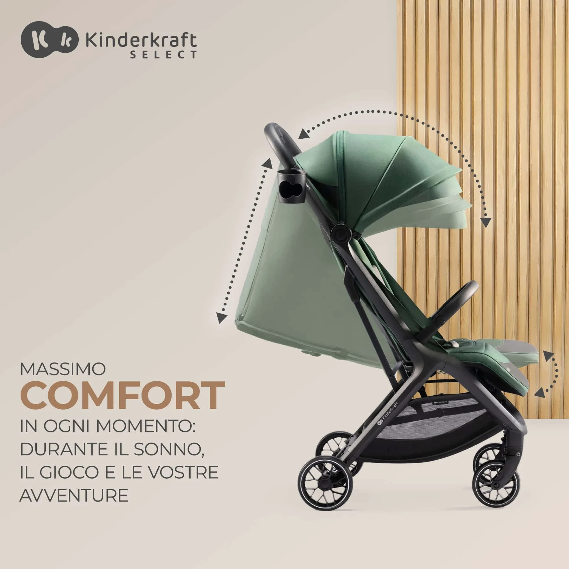 Seggiolini auto Kinderkraft. Modello Kinderkraft wózek spacerowy NUBI 2