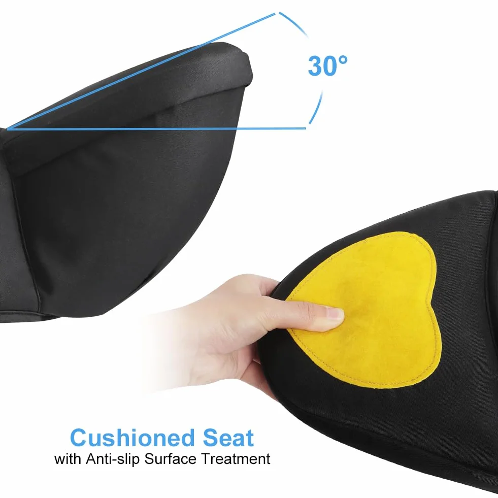 HOTUT Baby Carrier Ergonomico, Hipseat Marsupi Sicurezza Supporto, Porta Bambino Cintura Regolabile e Tasca, per Bambini da 0 a 15 kg