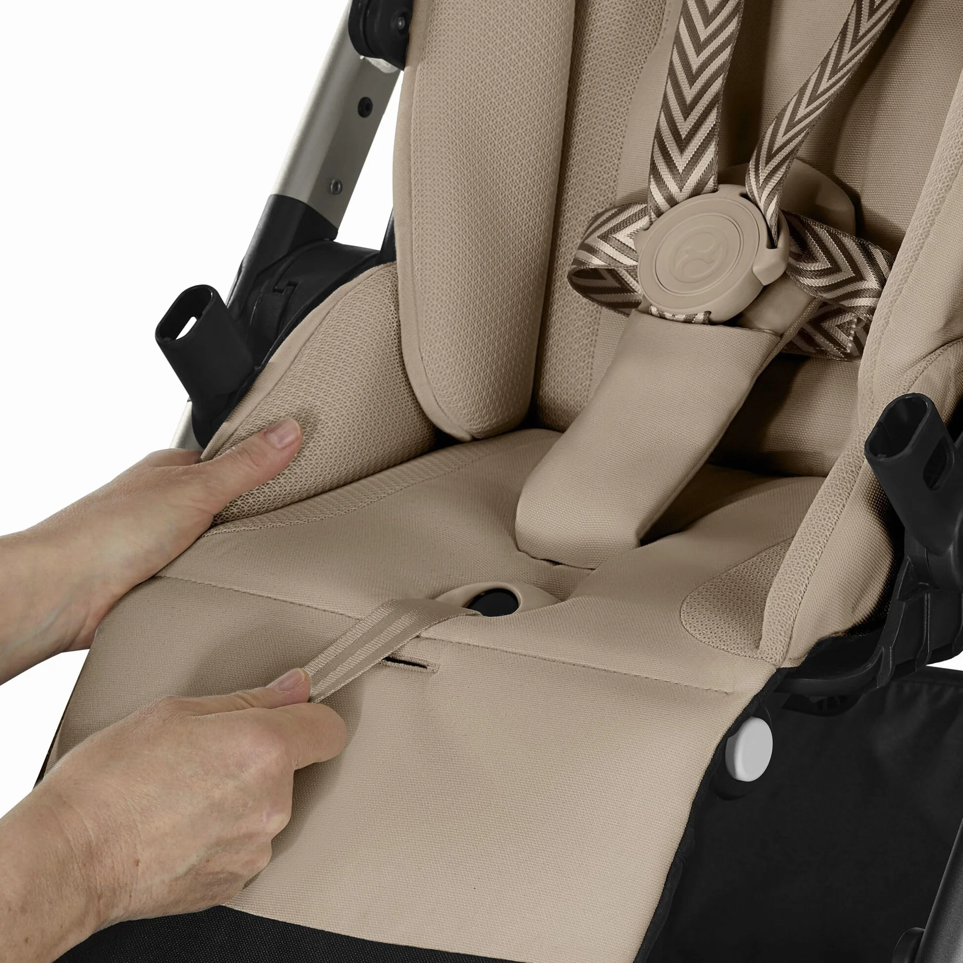 CYBEX Gold Passeggino Balios S Lux, Posizione Reclinabile Ergonomica, Sistema di Cintura con Una Sola Mano, Dalla Nascita Fino a 22 Kg (Circa 4 Anni), Moon Black