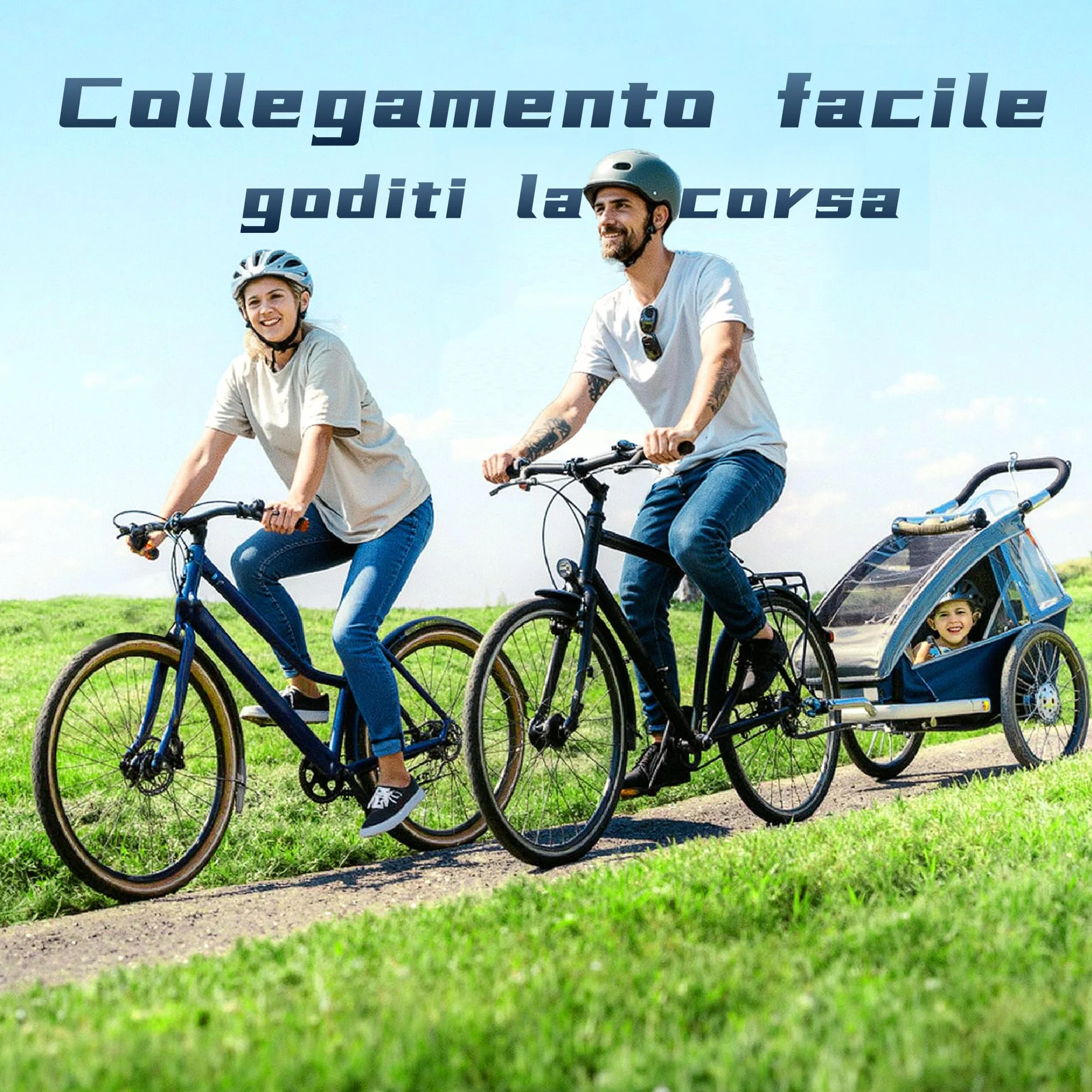 Frizione per rimorchio bicicletta Kid/Kid Plus 2016, gancio traino stabile