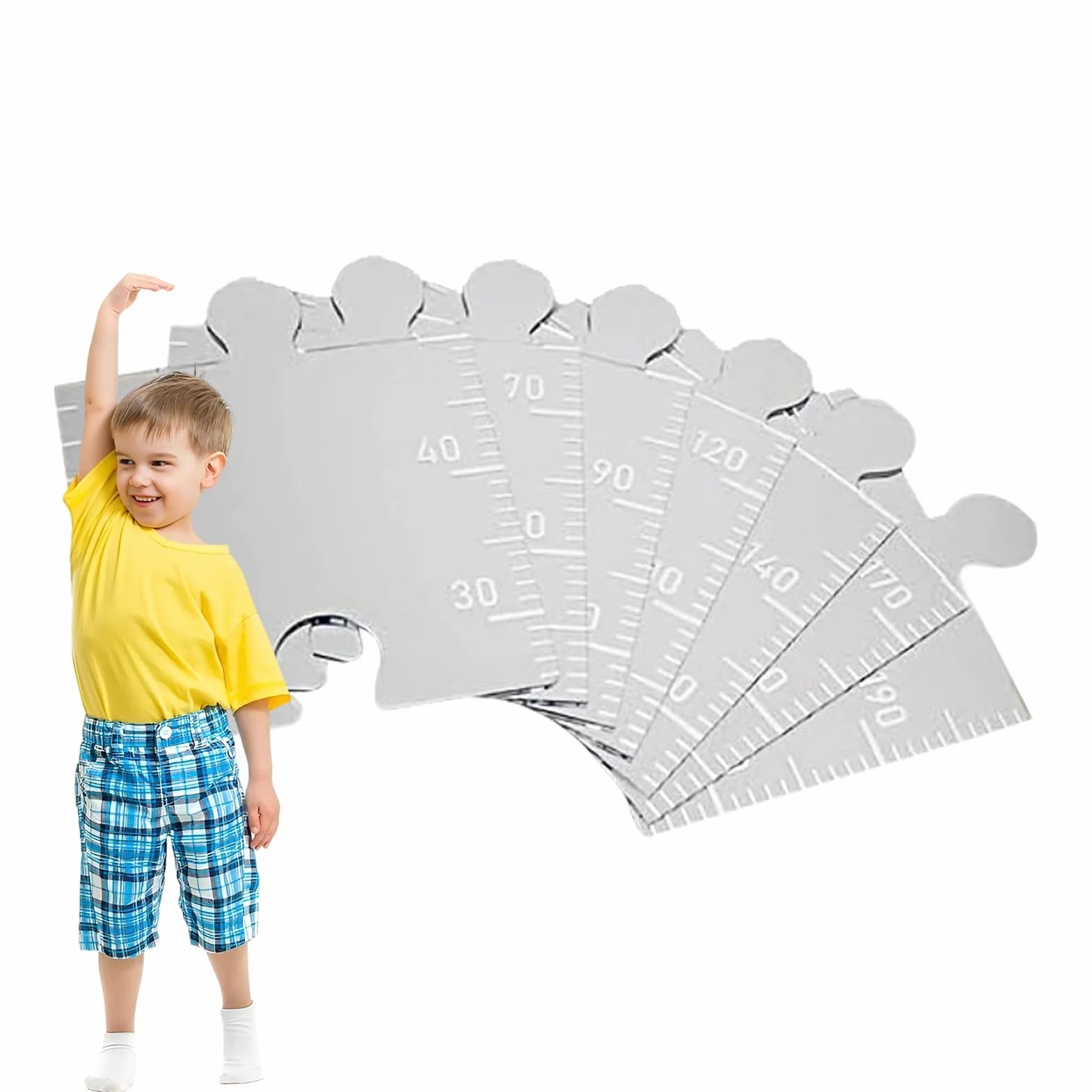 Strumento Di Misura Della Dimensione A Specchio, Tabella Di Crescita A Parete Per Bambini
