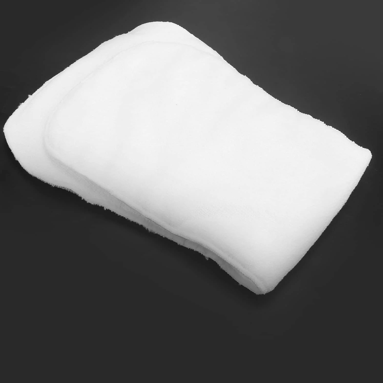 Zerodis Pannolino di Stoffa per Adulti, Pannolino per Pannolini Lavabile Riutilizzabile a 4 Strati Inserti Assorbenti Morbidi per Anziani con Incontinenza(Bianca)