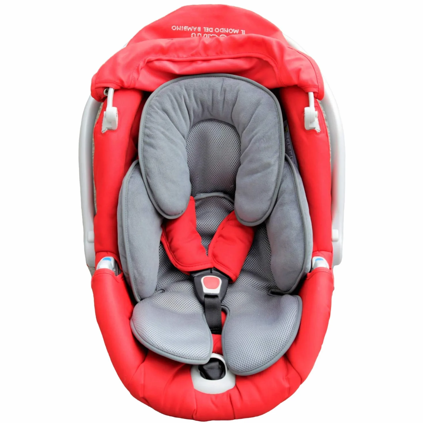 Riduttore Passeggino Universale Ovetto Neonato Cuscino Seggiolino Auto Culla Traspirante Leggero Protezione Testa Bimbo 0-12 Mesi